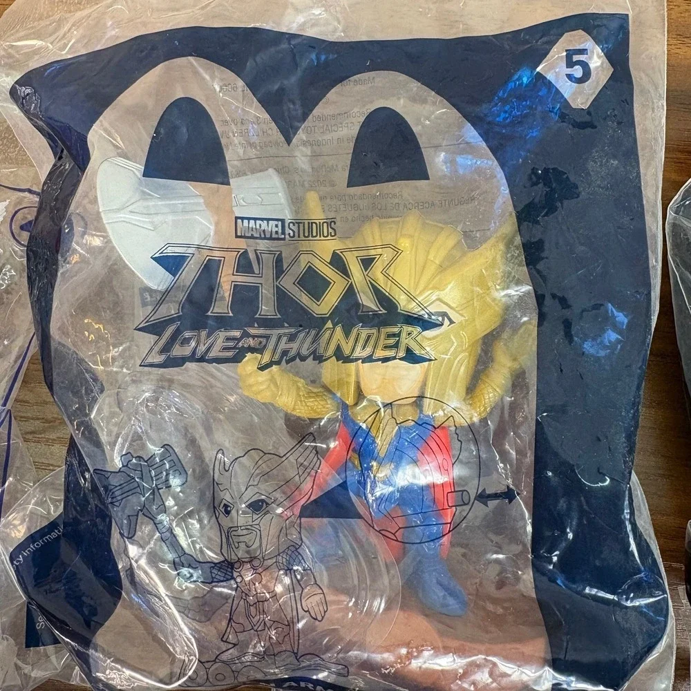 Marvel Avengers LOVE AND THUNDER Happy Meal Toys Qty Six  plus Two Disney Pixar‎